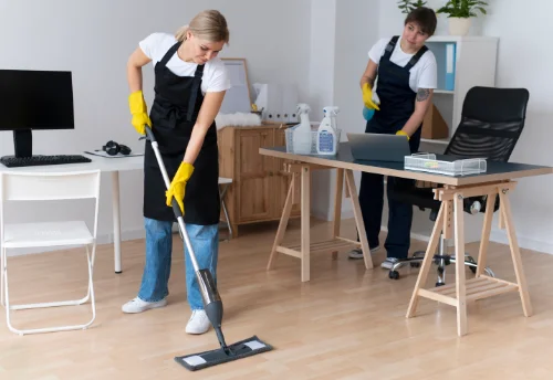 Nettoyage de bureau professionnel à Saint-Aubin-des-Préaux