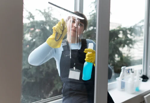 Nettoyage de vitres intérieures et extérieures à Saint-Aubin-des-Préaux